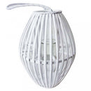 Lanterna Gisele in Vimini Bianco