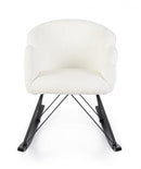 Poltrona Soggiorno 86x62x72 cm Sibilla in Bouclè Bianco