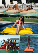 Cuscino Galleggiante 163x111cm in Tessuto Pomodone Galleggiante Giallo