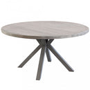 Tavolo Malesia Ø140x75 h cm in Alluminio Grigio
