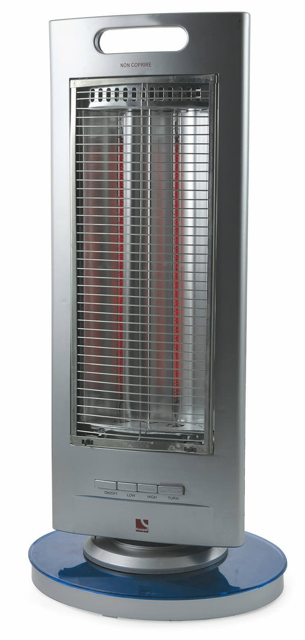 online Stufa al Carbonio 1200W 2 Elementi Kooper Marrakech Silver