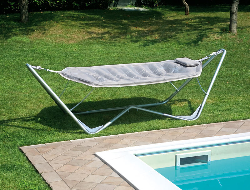 Amaca da Giardino 2,95x1,10x0,93m in Poliestere Vorghini Grigio