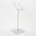 Espositore a Leggio con Piantana 29x47,7x2,3 cm in Alluminio con Led Porta Menù Silver