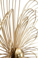 Pannello Flowery Stick 60x8x54 cm in Ferro Oro