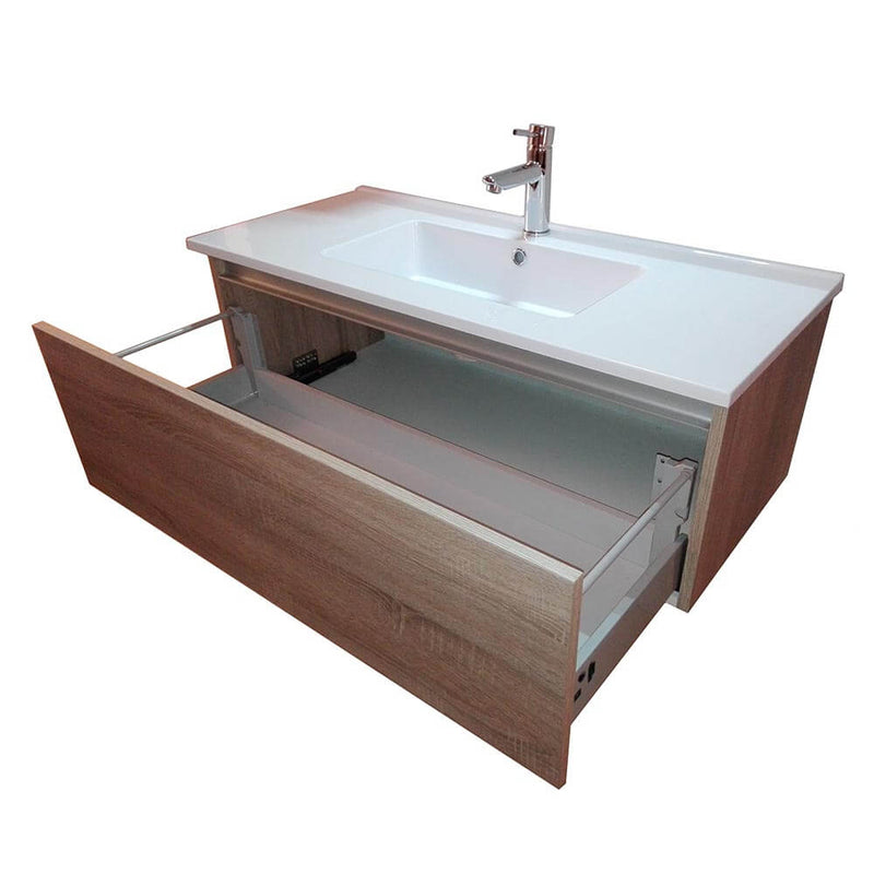 Mobile da Bagno sospeso Ibiza 12 Tabacco Chiaro TFT