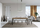  Tavolo Allungabile 200-460x90x77 cm Everyday Quercia Natura Gambe Antracite