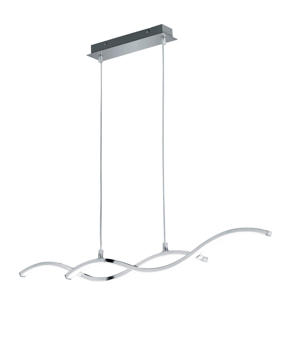 Lampada a Sospensione da Interno a LED in Alluminio Cromo prezzo