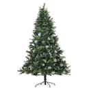 Albero di Natale Artificiale 210 cm 1622 Rami con Pigne  Pino Verde
