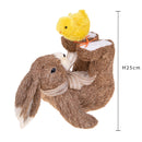 Coniglio con Pulcino 25 H 25 cm 