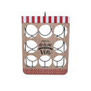 Portabottiglie 8 Posti 30x16xh41 cm in  Legno