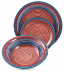 Servizio Piatti 18 Pezzi in Stoneware Soriani Minorca Multicolor