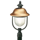 Lampada Testa Palo Color Grigio e Rame Diametro 6Cm da Esterno Linea Rustica Sovil