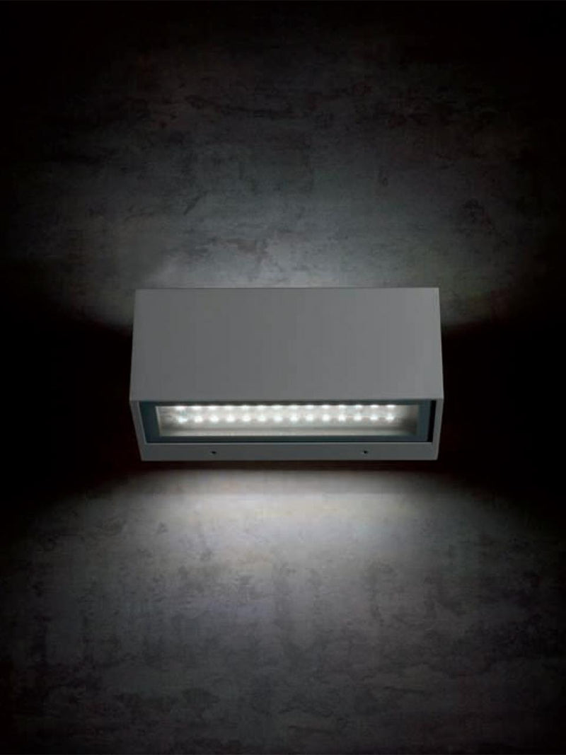 Applique da Esterno a LED 13W+13W 4000K Sovil Grigio