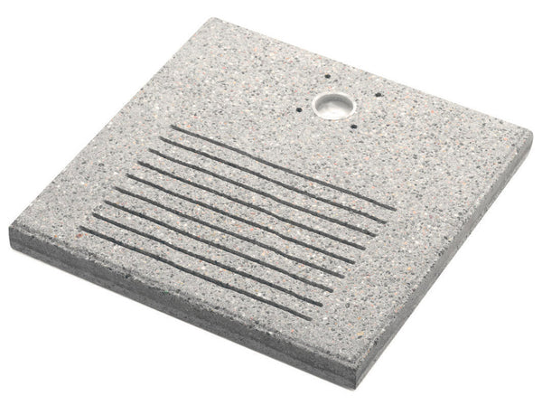 Base Quadrata 40x40x4 cm per Fontane con Ghiera Piccola in Cemento Belfer 42/BSE/8 Grigio prezzo