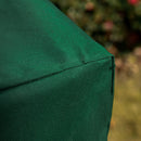 Copertura per Dondolo da Giardino a 3 Posti 240x133x185 cm Tessuto Oxford con Chiusura a Corda Verde   Verde