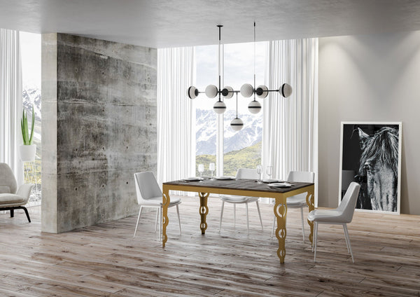 prezzo Tavolo Allungabile 180-284x90x80 cm Karamay Evolution Noce