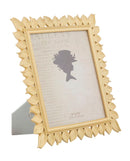 Cornice Leaf Glam 28,5x1,8x34 cm in Resina Oro