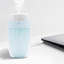 Mini Umidificatore 80x80x152 mm ricaricabile con led colorati Azzurro