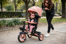 Passeggino Triciclo per Bambini 1-3 Anni Trico Luxury Gold 7 Modalità di Guida Rosa