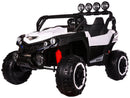 Macchina Elettrica per Bambini 2 Posti 12V Kidfun Maxi Fuoristrada Bianca