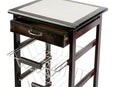 Carrello da Cucina in Legno Wengè 3 Cestelli Tosini A308-28W