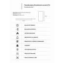 Set 12 Pannelli Decorativi Area 8,6 mq 120x60x2,5 cm Rivestimento Murale Effetto Pietra Graffiata 3D in PU Bianco Alabastro