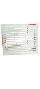 Copri Condizionatore 96x52x82 cm in Alluminio Classic L Bianco Seconda Scelta