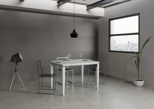 Tavolo Allungabile 120-240x90x78-80 cm Impero Libra Bianco Frassino online