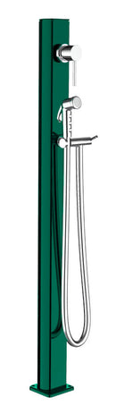 Fontana da Esterno con Miscelatore e Doccetta Quick Ottanio Lucido Metallizzato