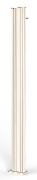 Doccia Solare da Esterno Giardino 30L Miscelatore Arkema Spring S Bianco Crema