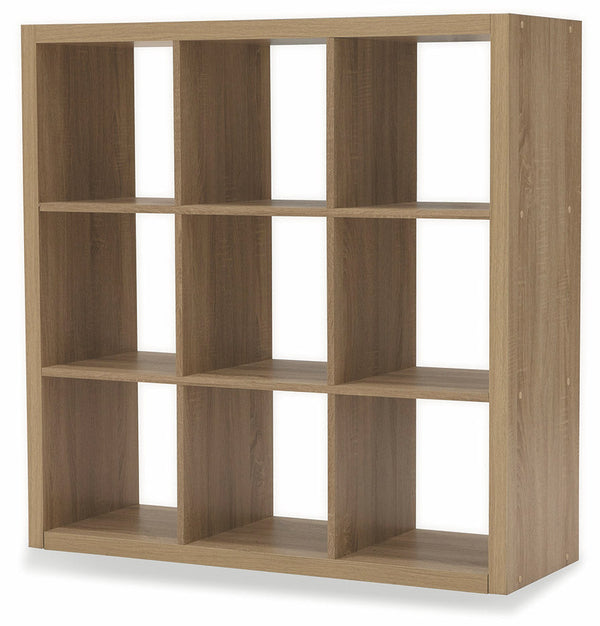 Libreria 9 Ripiani 113x113x39 cm in MDF Soriani Rovere prezzo
