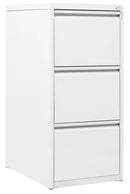 Classificatore 3 Cassetti 46x62x101,2 cm in Metallo Bianco
