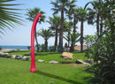 Doccia Solare da Giardino 28L Miscelatore Temporizzato Arkema Happy Beach Cherry