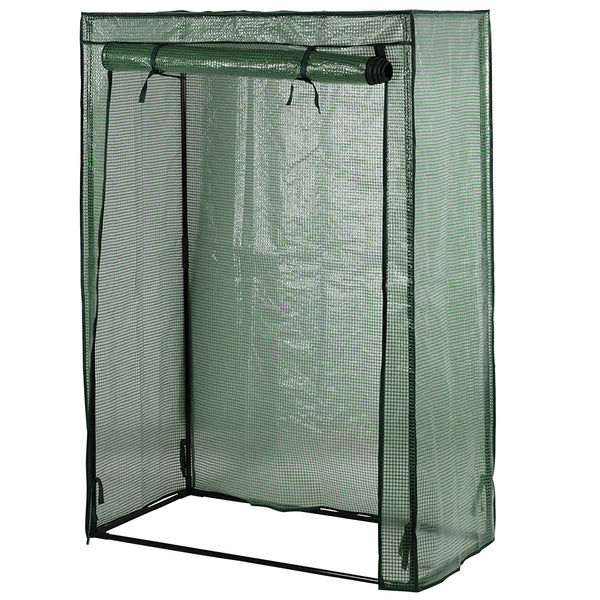 online Serra per Piante a Fusto 100x50x150 Telaio in PP e PE e Struttura in Acciaio Verde