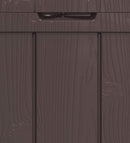 Baule Cassapanca da Esterno 117x58x45 cm in Resina Keter Sherwood Marrone