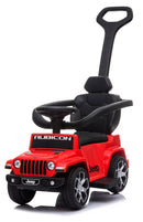 Macchina a Spinta per Bambini con Parasole con Licenza Jeep Rubicon Rossa