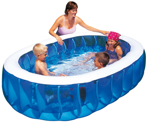 sconto Piscina Gonfiabile Ovale 234x152x51cm Bestway 54066B Blu