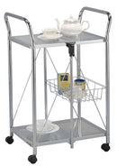 Carrello da Cucina Pieghevole Cromato in Acciaio Tosini TA019C