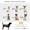 Cuccia Rialzata per Gatti e Cani 74x48,5x31 cm in Similpelle  Marrone Scuro