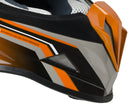 Casco Integrale per Moto Cross con Frontino CGM Track 601G Arancione