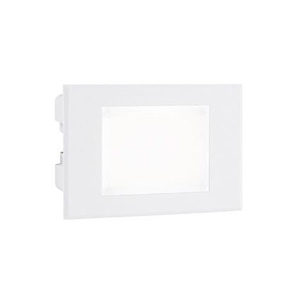 Lampada Segna Passo Rettangolare da Incasso a Parete a LED 3W 4000K Sovil Bianco prezzo
