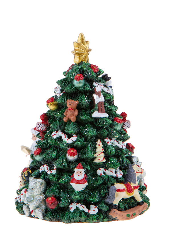 Albero di Natale con musica e movimento 16,5 cm in Resina sconto