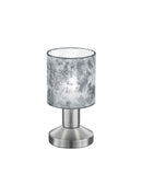 Lampada tavolo da Interno  E14 in Metallo Nickel Opaco