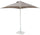 Ombrellone da Giardino 2,25x2,25 m Palo Ø40 mm in Alluminio Maffei Kronos Tortora