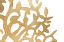 Scultura Albero Oro 31x8,5x31,5 cm in Ferro Oro