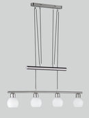 Lampada a Sospensione da Interno a LED in Metallo Nickel Opaco
