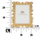 Cornice Celta 21,6x2x27 cm in Poliresina e Vetro Oro