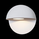 Lampada da parete Outdoor in Alluminio Mezzo Bianco