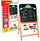 Lavagna per Bambini con Cavalletto e Pallottoliere in Legno H69 Kids Joy Gioca e Scrivi