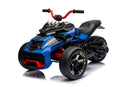 Mini Quad Elettrico per Bambini 3 Ruote 12V ATV 3.0 Blu